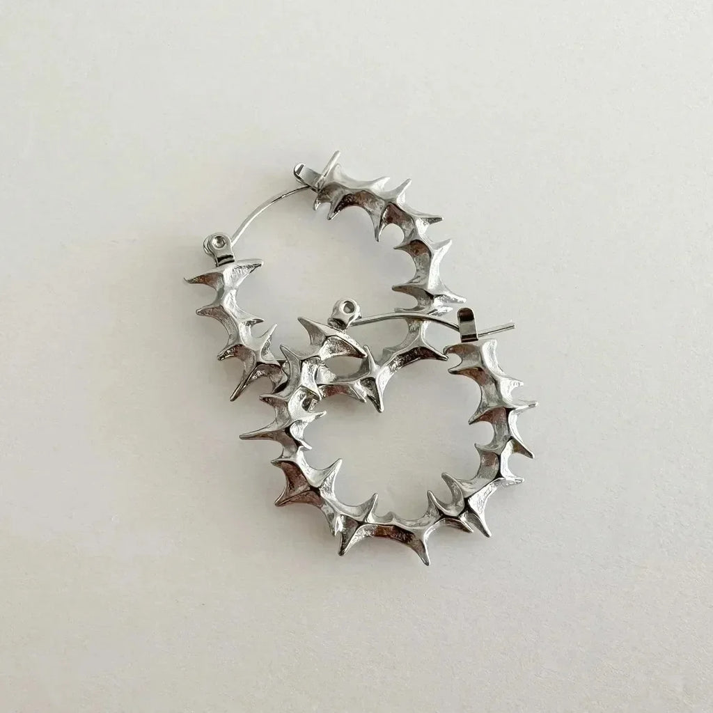 "Calyphene" Bat Drop Earrings
