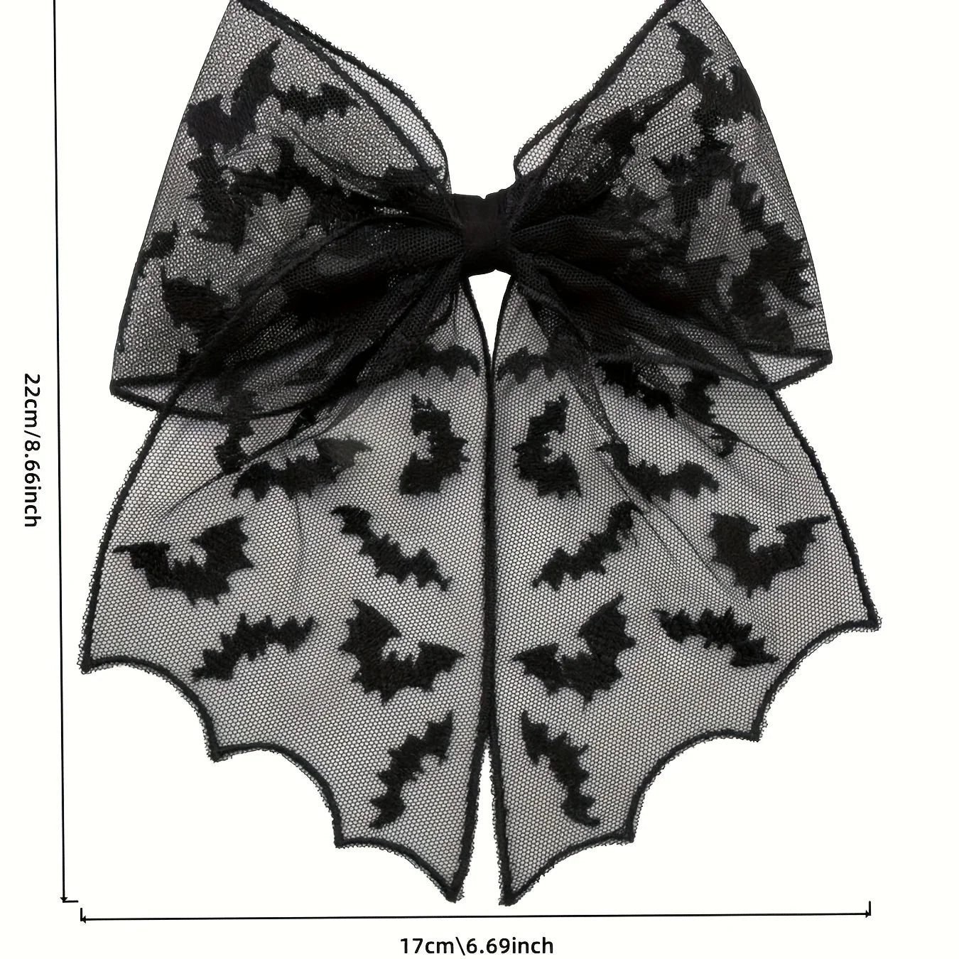 "Cuyallin" Gothic Bow Hair Clip