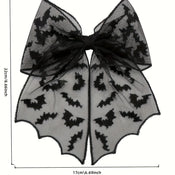 "Cuyallin" Gothic Bow Hair Clip width=100 