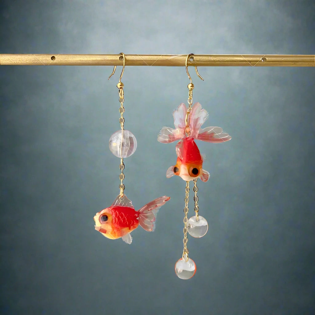 "Sekharis" Fish Dangle Earrings