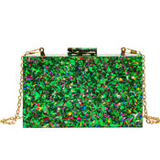 "Mosaela" Geometric Box Clutch width=100 