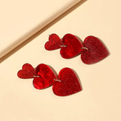 "Wynthera" Heart Earrings width=100 