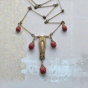 "Meliscia" Floral Necklace Set width=100 