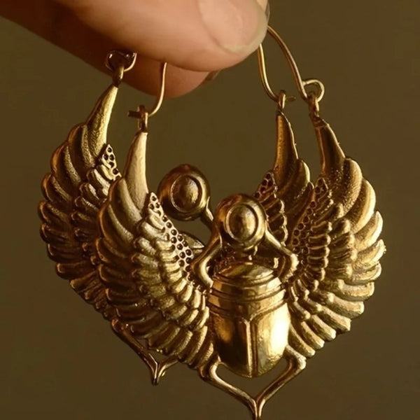 "Hadewig" Geometric Dangle Earrings