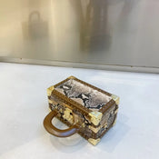 "Petronelle" Stone Box Bag width=100 