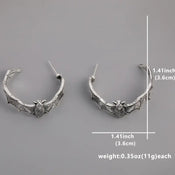 "Roslenne" Dazzling Bat Earrings width=100 