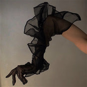 "Margery" Lace Elbow Gloves width=100 