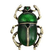 "Scaravella" Beetle Enamel Brooch width=100 