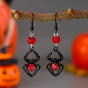 "Corlinne" Spider Bat Earrings width=100 
