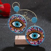 "Khensetra" Eye Heart Drop Earrings width=100 