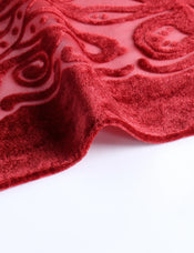 "Cyrene" Boho Wool Shawl width=100 