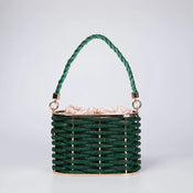 "Perlita" Pearl Beaded Clutch width=100 