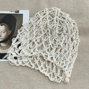 "Phyllida" Pearl Mesh Snood Hat width=100 