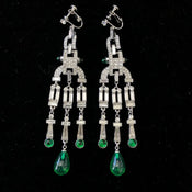 "Celestique" Tassel Deco Earrings width=100 