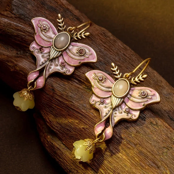 "Papiliane" Enamel Butterfly Earrings