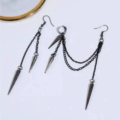 "Calyphene" Bat Drop Earrings