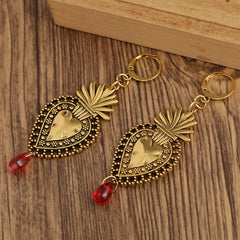 "Cerythria" Sacred Heart Earrings