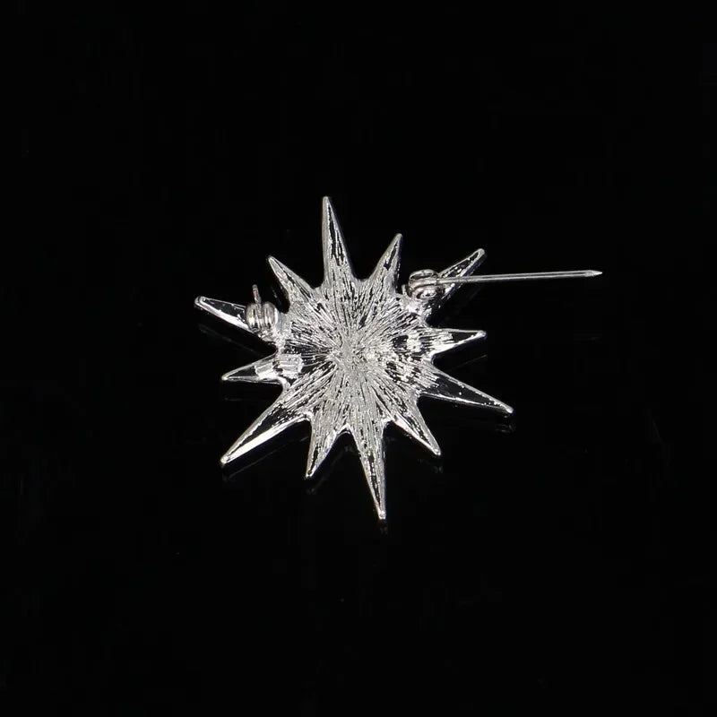 "Verlaine" Starburst Brooch
