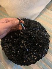 "Sequina" Sequin Party Beret width=100 