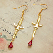"Sekharith" Dagger Earrings width=100 