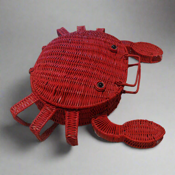 "Mr. Snappy" Wicker Bag
