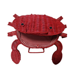 "Mr. Snappy" Wicker Bag width=100 