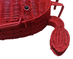 "Mr. Snappy" Wicker Bag