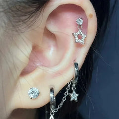 "Calyphene" Bat Drop Earrings