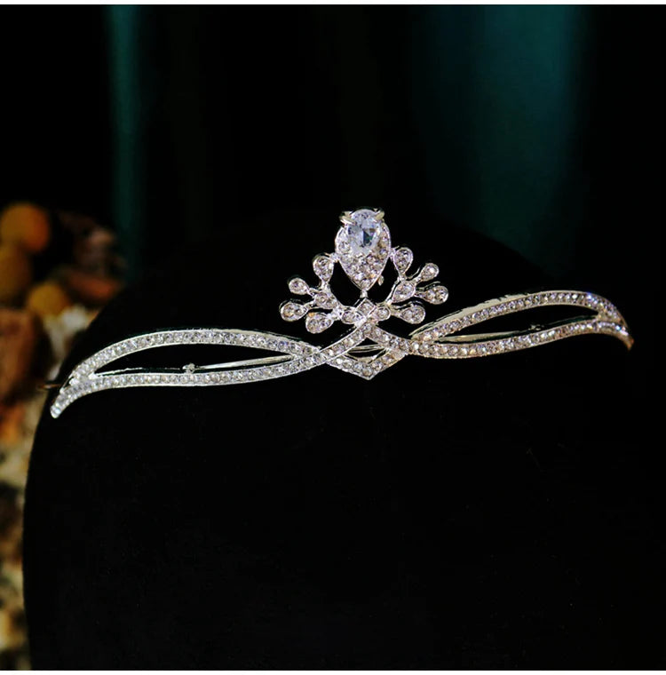 "Emmeline" Water Drop Crown Headband