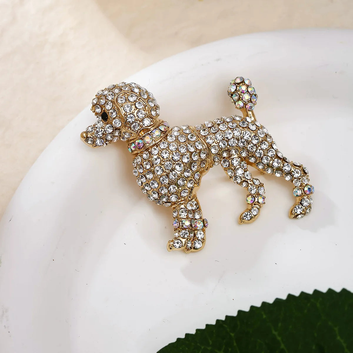 "Ellistra" Poodle Brooch