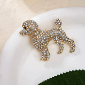 "Ellistra" Poodle Brooch width=100 