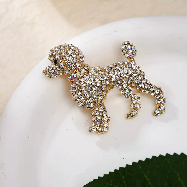 "Ellistra" Poodle Brooch
