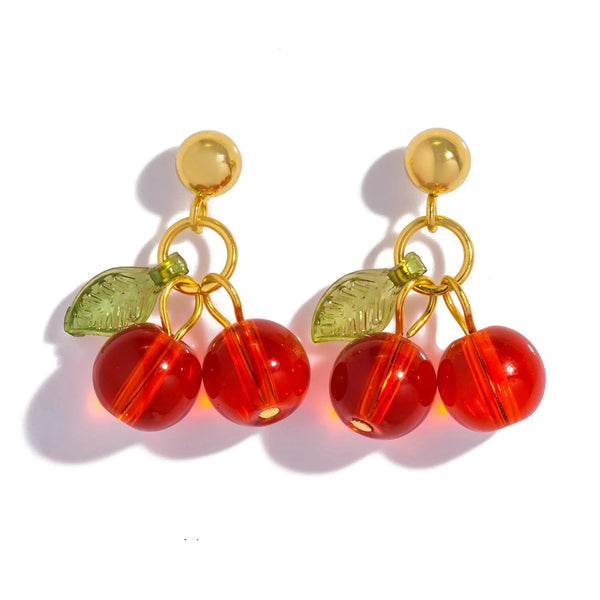 "Serenixa" Cherry Drop Earrings