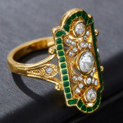 "Calliane" Rhinestone Ring width=100 