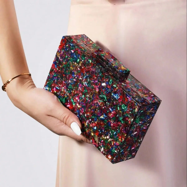 "Chromara" Color Flap Clutch