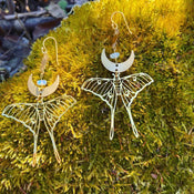 "Luminisse" Moth Earrings Collection width=100 
