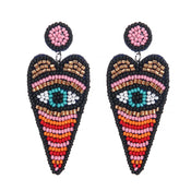 "Khensetra" Eye Heart Drop Earrings width=100 