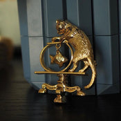 "Norwessae" Cat Fishing Brooch width=100 