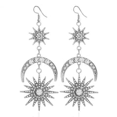 "Saphira" Rhinestone Drop Earrings
