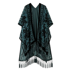 "Cyrene" Boho Wool Shawl