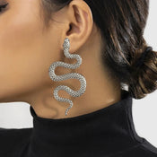 "Florizel" Snake Drop Earrings width=100 