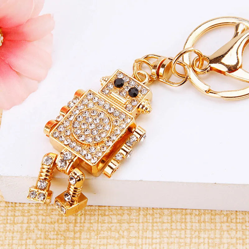 "Evelisse" Robot Bag Charm