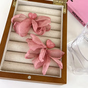 "Roselle" Pink Flower Drops width=100 