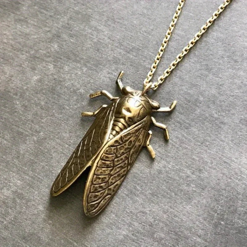 "Itzalisse" Insect Pendant Necklace