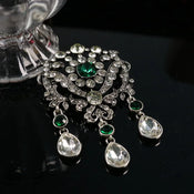 "Praetia" Court Rhinestone Brooch width=100 