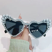"Palisara" Heart Sunglasses width=100 