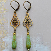 "Harley" Bees Dangle Earrings width=100 