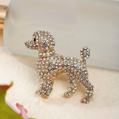 "Ellistra" Poodle Brooch width=100 