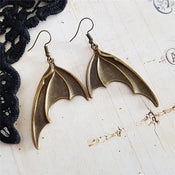"Nyxalia" Bat Wing Earrings width=100 