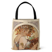 "Verena" Mucha Canvas Tote Bag width=100 